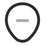 Location Minus SVG Icon